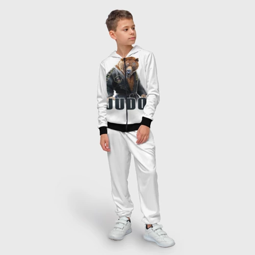 Детский костюм 3D с принтом Judo, фото на моделе #1