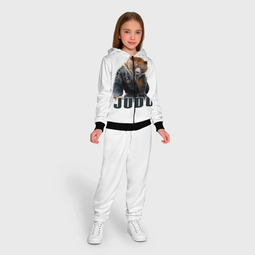 Детский костюм 3D с принтом Judo, вид сбоку #3