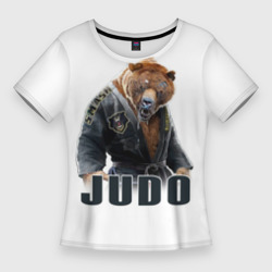 Женская футболка 3D Slim Judo