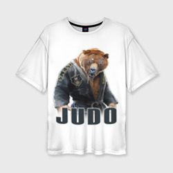 Женская футболка oversize 3D Judo