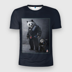 Мужская футболка 3D Slim Panda