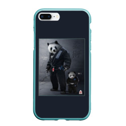 Чехол для iPhone 7Plus/8 Plus матовый Panda