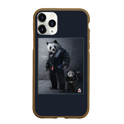 Чехол для iPhone 11 Pro Max матовый Panda