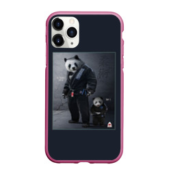 Чехол для iPhone 11 Pro Max матовый Panda