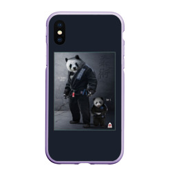 Чехол для iPhone XS Max матовый Panda