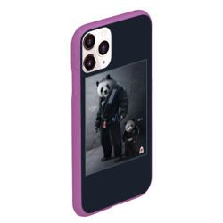 Чехол для iPhone 11 Pro Max матовый Panda - фото 2