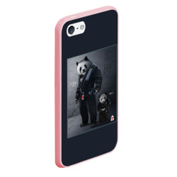 Чехол для iPhone 5/5S матовый Panda - фото 2