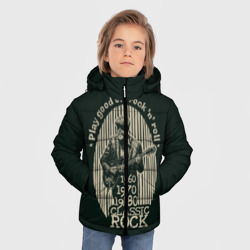 Зимняя куртка для мальчиков 3D Старый рок-н-ролл - фото 2