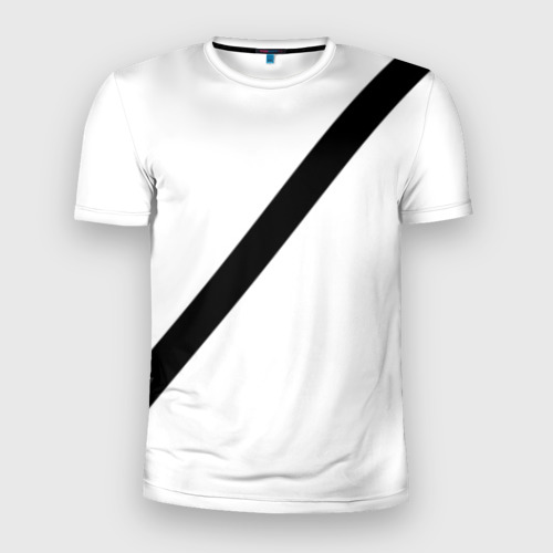 Мужская футболка 3D Slim Ремень безопасности, цвет 3D печать