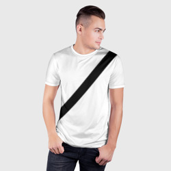 Мужская футболка 3D Slim Ремень безопасности - фото 2