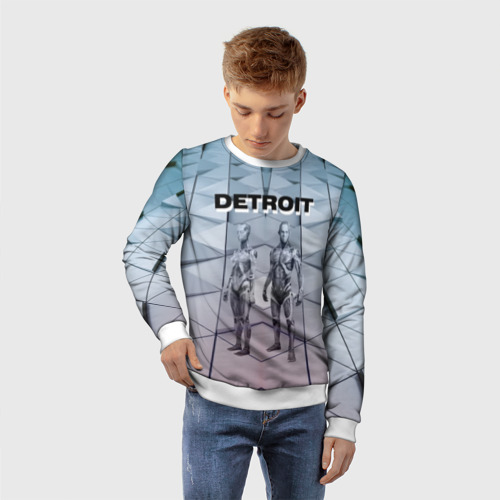 Детский свитшот 3D Detroit: Вecome Human, цвет 3D печать - фото 3