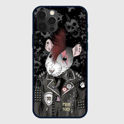 Чехол для iPhone 12 Pro Крыса в косухе
