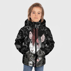 Зимняя куртка для мальчиков 3D Крыса в косухе - фото 2
