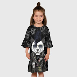 Детское платье 3D Панда в косухе - фото 2