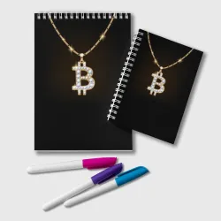 Блокнот Бриллиантовый биткоин