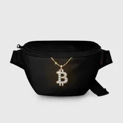 Поясная сумка 3D Бриллиантовый биткоин