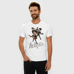 Мужская футболка хлопок Slim The Beatles - фото 2