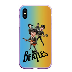 Чехол для iPhone XS Max матовый The Beatles - world legend