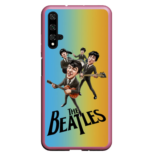 Чехол для Honor 20 The Beatles - world legend, цвет малиновый