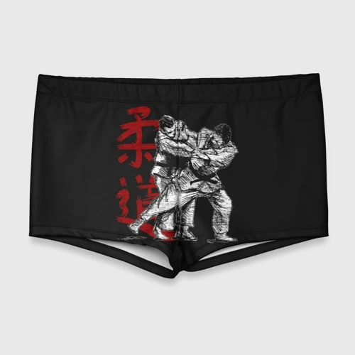 Мужские купальные плавки 3D Judo