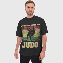 Мужская футболка oversize 3D Judo - фото 2