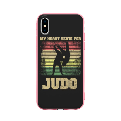 Чехол для iPhone X матовый Judo