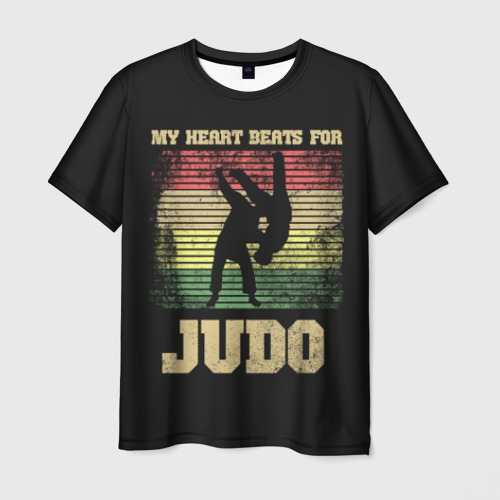 Мужская футболка 3D Judo, цвет 3D печать