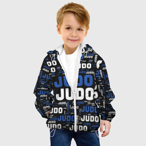 Детская куртка 3D Дзюдо, цвет белый - фото 3