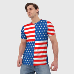 Мужская футболка 3D США - фото 2