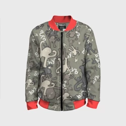 Детский бомбер 3D ЪУЪ камуфляж