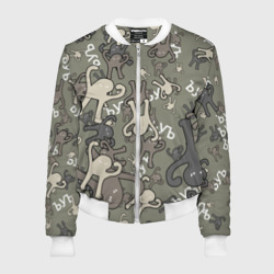Женский бомбер 3D ЪУЪ камуфляж