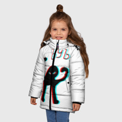 Зимняя куртка для девочек 3D ЪУЪ glitch - фото 2