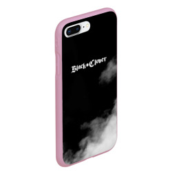Чехол для iPhone 7Plus/8 Plus матовый Логотип Черного Клевера в дымке - фото 2
