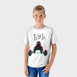Детская футболка 3D ЪУЪ glitch - фото 2