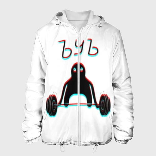 Мужская куртка 3D ЪУЪ glitch