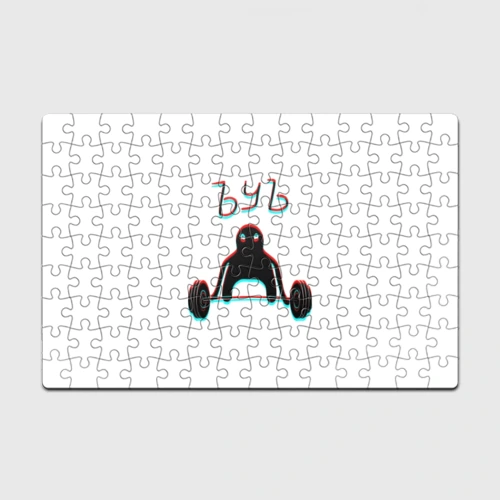 Головоломка Пазл магнитный 126 элементов ЪУЪ glitch