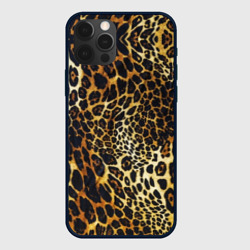 Чехол для iPhone 12 Pro Max Шкура леопарда - яркий камуфляж