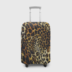 Чехол для чемодана 3D Шкура леопарда - яркий камуфляж