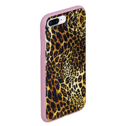 Чехол для iPhone 7Plus/8 Plus матовый Шкура леопарда - фото 2