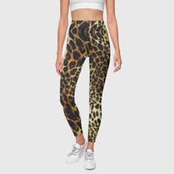 Леггинсы 3D Шкура леопарда - яркий камуфляж - фото 2