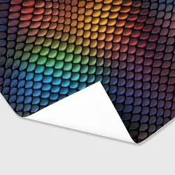 Бумага для упаковки 3D Радужная чешуя рептилии - фото 2