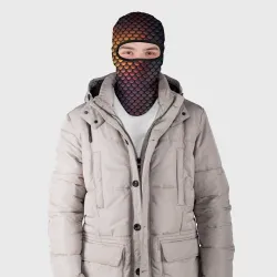 Балаклава 3D Радужная чешуя рептилии - фото 2