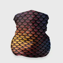 Бандана-труба 3D Радужная чешуя рептилии