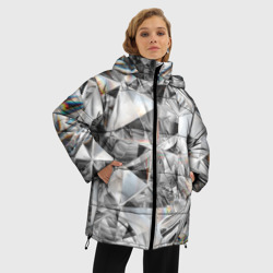Женская зимняя куртка Oversize Бриллиантовый блеск - фото 2