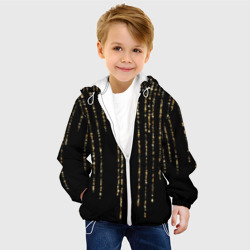 Детская куртка 3D Золотой глиттер - фото 2