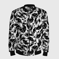 Мужской бомбер 3D Забавные французские бульдоги