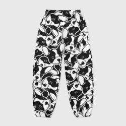 Женские джоггеры оверсайз 3D Забавные французские бульдоги