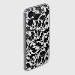 Чехол для iPhone 16 Pro Max силиконовый с защитой камеры Забавные французские бульдоги - фото 2