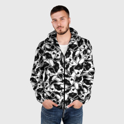 Мужская ветровка 3D Забавные французские бульдоги - фото 2