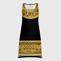 Платье-майка 3D Золотой орнамент Еипетских одеяний